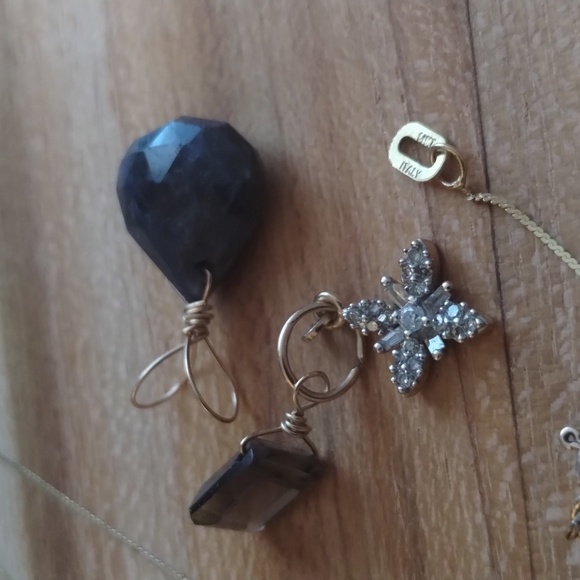 UPDATED 14k+10k Diamond Necklace - Picture 4 of 9